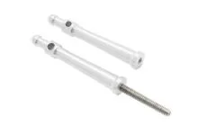 Rakonheli Kabinehaubenhalter aus Aluminium in silber für Blade 120S und 120S2