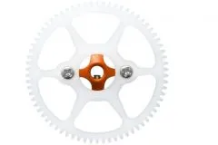 Rakonheli Hauptzahnrad Delrin mit Aluminium Nabe in orange für Blade Nano CPS, Nano S2 und Nano S3