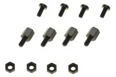 Distanzbolzen Set aus Nylon 6mm M3