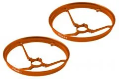 Rakonheli 7mm Motor Rahmen Propellerschützer in orange für Blade Inductrix