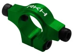 Rakonheli Heckstrebenhalter Aluminium in grün für Blade 250CFX