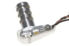 Unilight Dual LED Positions und Blitzlicht, kurz, 7mm, 3Wx2 in weiß grün