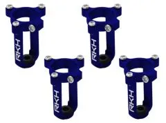 Rakonheli 7mm Motorhalter und Landegestell blau für Tuningrahmen für NQX2