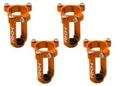 Rakonheli 7mm Motorhalter und Landegestell orange für Tuningrahmen für NQX2
