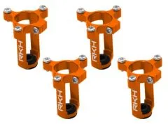 Rakonheli 6mm Motorhalter und Landegestell orange für Tuningrahmen für NQX2