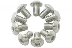 Linsenkopfschrauben Sechskant M2,5x4 10Stück