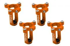Rakonheli 8,5mm Motorhalter und Landegestell in orange für 90RQX Tuningrahmen