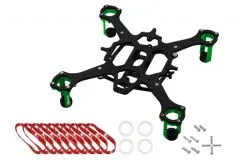Rakonheli 90mm carbon Hauptrahmen für 8,5mm Motoren RKH 90RQX in grün