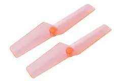 Rakonheli Heckrotorblätter in transparentem orange für Blade Nano CPX, Nano CPS, Nano S2, Nano S3, mCPS, mCPX und msRS