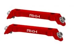 Rakonheli Ersatzlandegestellhalterung aus CNC Aluminium in rot für Blade 130S