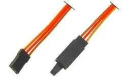 Servoverlängerung mit Sicherungsclip (selbstsichernd) 10cm