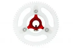 Rakonheli Delrin Hauptzahnrad mit Aluminium Nabe in rot für Blade mCPXBL, mSRX, mSRS