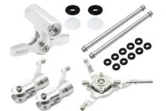 Rakonheli Rotorkopf Set in silber für Blade 130S, 150S und 180CFX