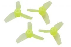 Rakonheli Propellerset 3Blatt in transparentem gelb 4Stück für Brushless Whoop FPV
