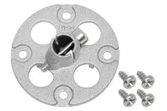 Rakonheli Aluminium Nabe für Hauptzahnrad 92 Zähne in silber für Blade 130S