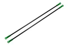 Rakonheli Ersatz Heckstreben aus Carbon Aluminium in grün für Blade 200S