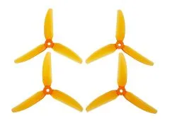 HQ Durable Prop Propeller 5X4,3X3V1S aus Poly Carbonate in orange transparent je 2CW+2CCW