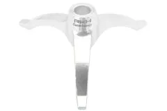 Rakonheli CNC Aluminium Taumelscheibe Einstellhilfe in silber für Blade 130S, 150S, 180CFX, 180CFX Trio und Fusion 180