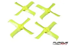 Furious FPV High Performance Propeller 1936-4 in gelb 4Stück je 2xCW und 2xCCW