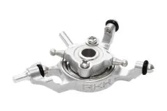 Rakonheli Taumelscheibe in silber CNC ALunminium für Blade mCPS