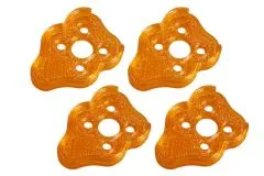 Rakonheli Motordämpfer für Tuning Rahmen aus carbon in orange für Blade Torrent 110 FPV