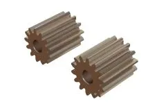 OXY Ersatzteil Motor Ritzel Set geradeverzahnt 13 und 14 Zähne für 2,0mm Welle für OXY2