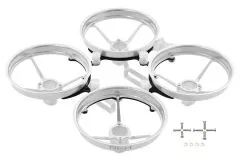 Rakonheli Tuning Rahmen aus carbon in silber für Blade Inductrix FPV+