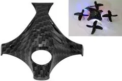 Rakonheli Hydrographics carbon Optik Haube in schwarz für Blade Inductrix FPV+