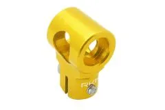 Rakonheli Hauptrotorkopf Zentralstück in gelb für T-REX 150