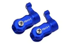 Rakonheli Hauptblatthalter CNC Aluminium in blau für T-REX 150