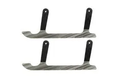 Rakonheli Landekufen aus Carbon für Rakonheli Landegestell schwarz silber für T-REX 150