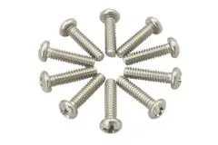 Rundkopfschrauben 0-80x1/4 inch 10Stück