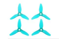 HQ Durable Prop Propeller 3X4X3V1S aus Poly Carbonate in blau transparent je 2CW+2CCW