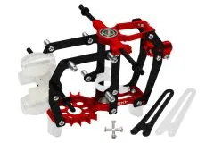 Rakonheli Hauptrahmen Set in Carbon/Aluminium in rot für Blade mCPS