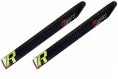 MS COMPOSIT RAPID Carbon Hauptrotorblätter FBL 280mm Bohrung 2,5mm