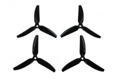 HQ Dreiblatt Propeller DP Durable Prop Poly Carbonat 5,1x5,1x3 in schwarz 2xCW und 2xCCW