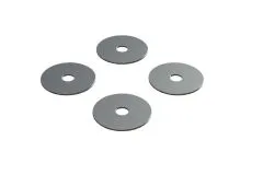 OXY Ersatzteil Heckrotorblatthalter Distanzscheiben Set in silber für OXY4