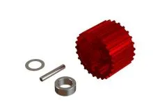 OXY Ersatzteil Heckrotor Riemenrad 25 Zähne in rot für OXY4