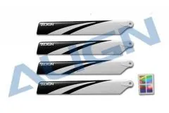 Align Hauptrotorblätter 120mm in weiß schwarz für T-REX 150X und T15