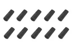 Abdeckkappe für 5,5mm Goldkontaktstecker 10Stück in schwarz