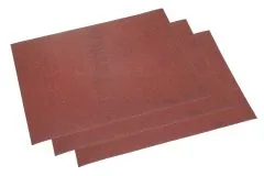 Schleifpapier 3 Bögen ca.11,5x16,5cm mit einer 180er Körnung (fein)