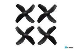 BetaFPV 4Blatt Propeller 31mm für 0,8mm Welle in schwarz