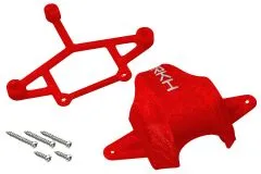 Rakonheli Haube und Kamerahalterung mit 20° Neigungswinkel in rot für Blade Inductrix FPV Brushless