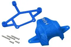 Rakonheli Haube und Kamerahalterung mit 20° Neigungswinkel in blau für Blade Inductrix FPV Brushless