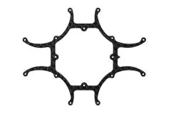 Rakonheli Hauptrahmen aus 1mm 3K Carbon CNC gefräst für Blade Inductrix FPV Brushless