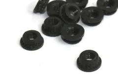 Einpressmuttern / Gewindeeinsätze/ Einschlagmuttern in schwarz mit M2 Gewinde 10Stück
