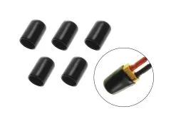 Abdeckkappen aus Silikon in schwarz für XT60 5Stück