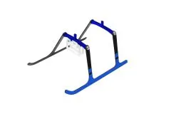 Rakonheli Landegestell Carbon in blau für Blade Nano S2 / Nano S3