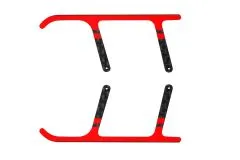 Rakonheli Landegestell Ersatzkufen aus Carbon in rot für Landegestell RKH01506 für Blade Nano CPX, Nano CPS, Nano S2 und Nano S3