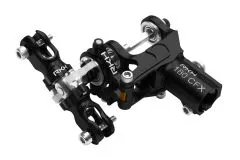 Rakonheli komplettes Heckset aus Aluminium in schwarz für Blade 180CFX, Trio 180CFX NICHT für Fusion 180